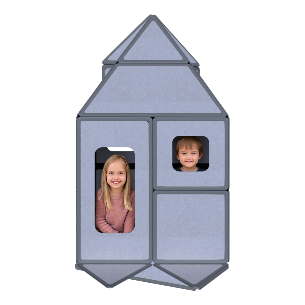 Type-B 4-Panel Custom Colour Magnetic Playhouse – main product view