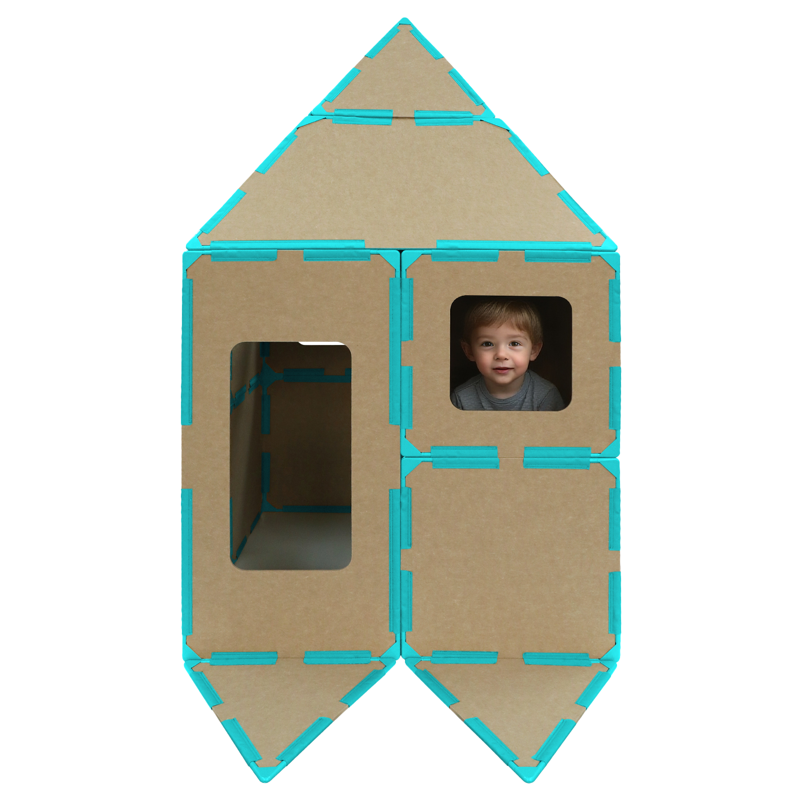 24-Panel Custom Colour Magnetic Playhouse Style A by PPHouse