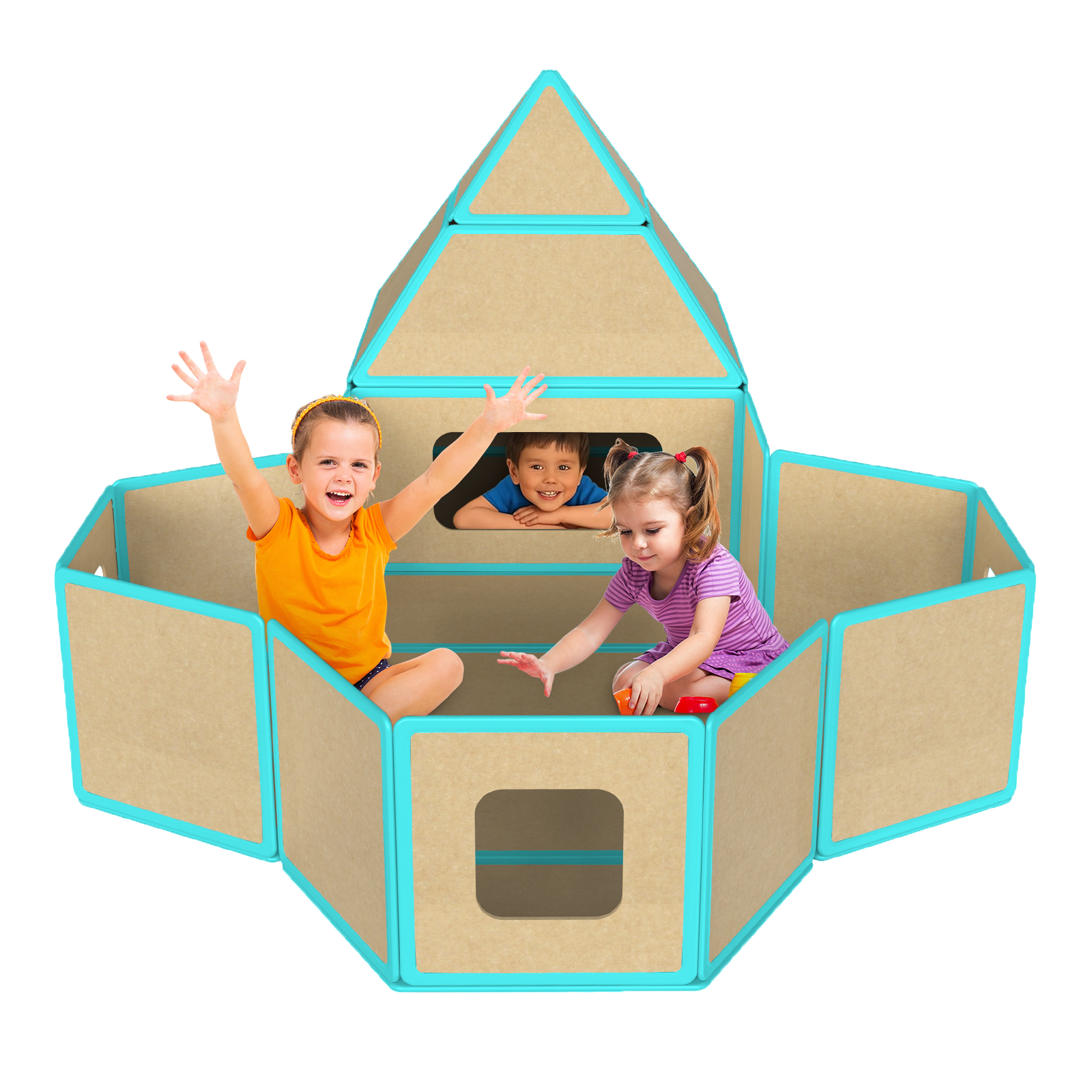 31-Panel Type-B Custom Magnetic Playhouse Set by PPHouse
