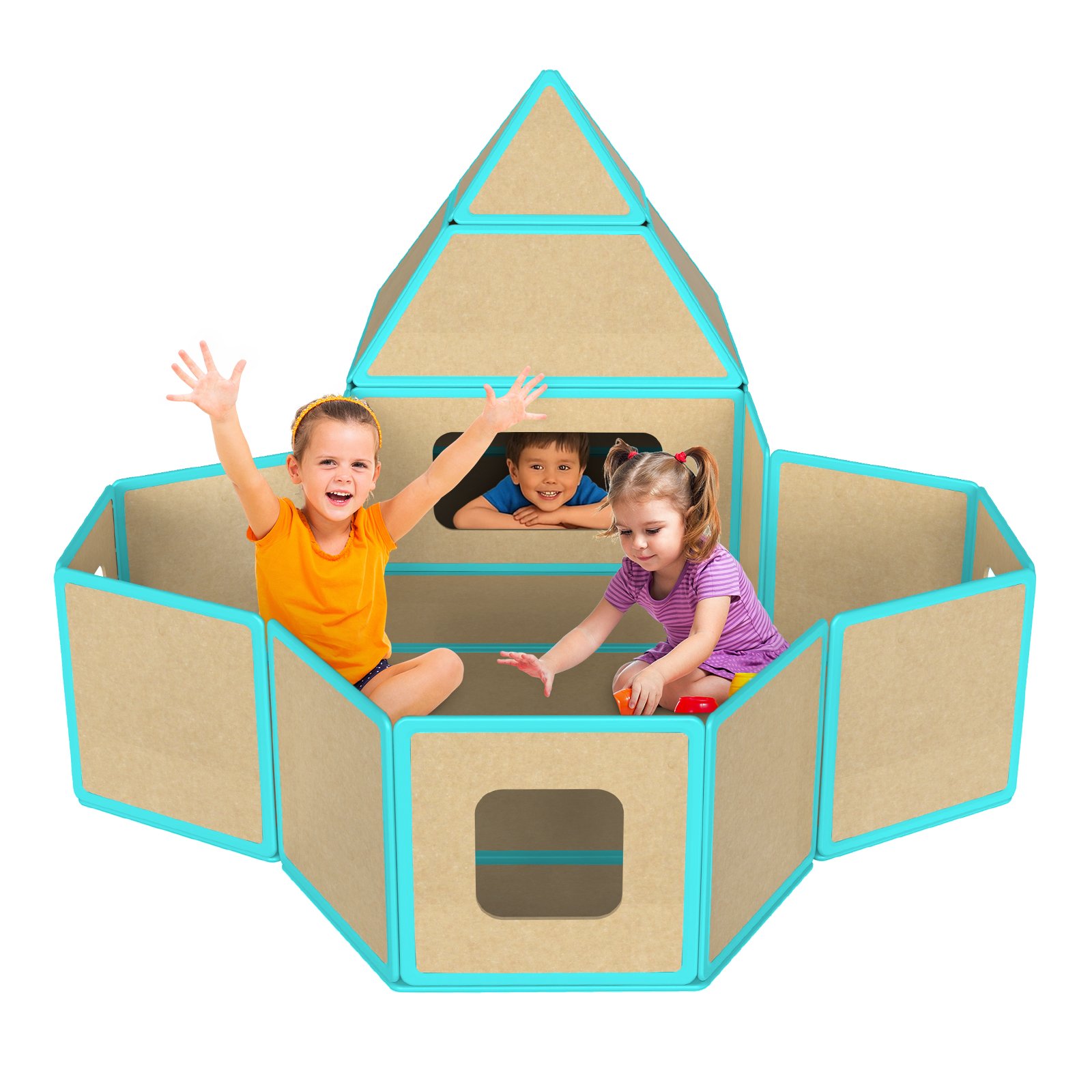 Type-B Custom Magnetic Playhouse Set – 31 Panels – view 4 | PPHouse magnetic playhouse