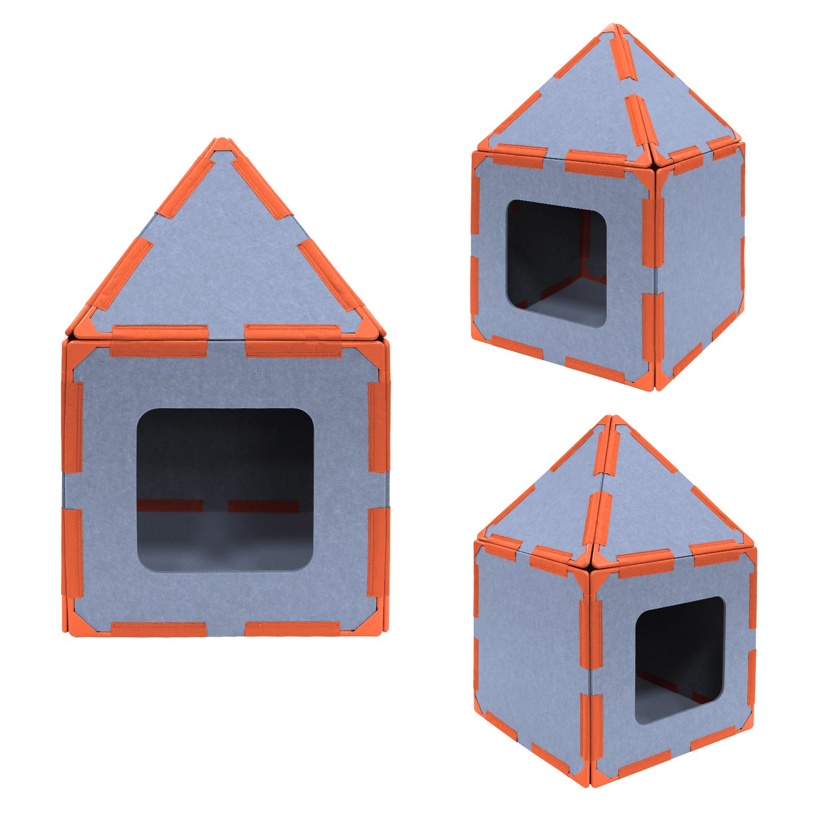 8-Panel Custom Colour Magnetic Playhouse – lifestyle view